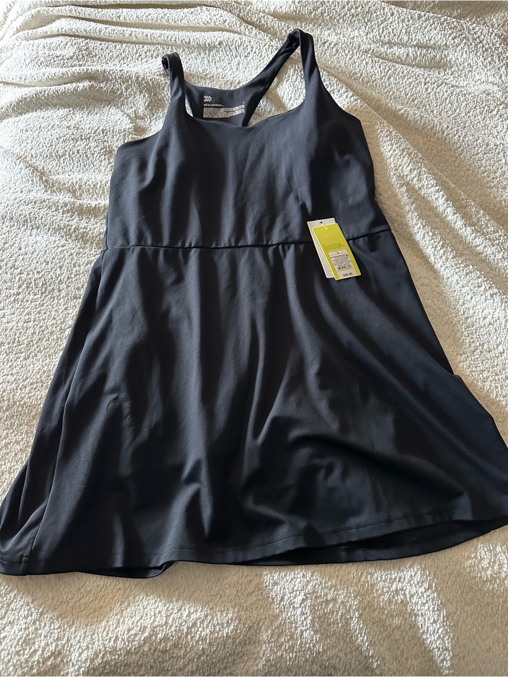 Black Razorback Fit & Flare Sport Dress - Picture 3 of 7